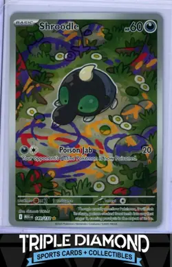 2025 Pokemon Mega Evolutions #149/132 Shroodle Illustration Rare Z408 - Image 1
