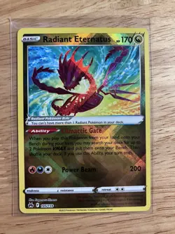 Radiant Eternatus 105/159 - Crown Zenith Holo - Pokemon TCG 2023 - Image 1