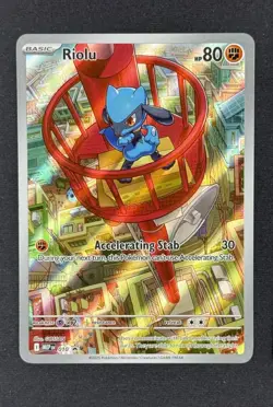 Riolu 010 + Alakazam 009 MEP Pokemon Mega Evolution ETB Black Star Promo IR Holo - Image 3