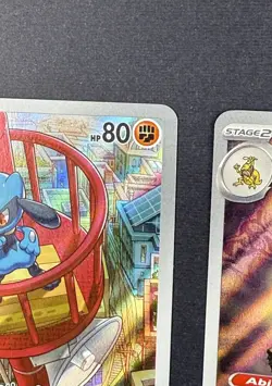 Riolu 010 + Alakazam 009 MEP Pokemon Mega Evolution ETB Black Star Promo IR Holo - Image 5