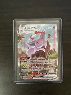 Pokemon TCG Fusion Strike Espeon VMAX 270/264 Secret Rare Alternate Art - Image 1