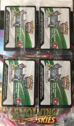 Pokemon Evolving Skies Prerelease Pack SWSH122 SWSH123 SWSH124 SWSH125 Sealed - Image 2