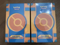 Pokemon TCG Paldea Adventure Chest. Sealed Brand New Condition. Set Of 2. - Image 1
