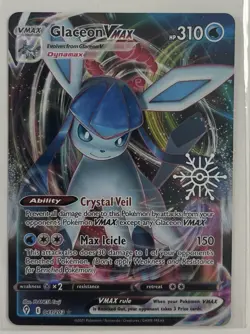 Glaceon VMAX - 041/203 - Pokemon Evolving Skies Holiday Calender Promo NM - Image 1