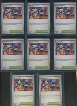 Lot of (8) Paradise Resort SV-P Pokemon TCG World Championship 2025 Idonesian - Image 1