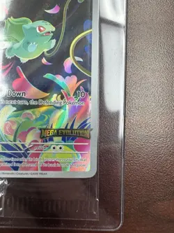 Pokemon TCG Bulbasaur 133/132 Mega Evolutions Box Topper Promo SEALED - Image 5