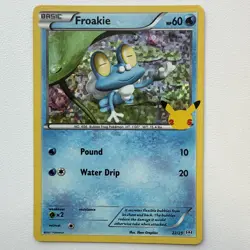 Froakie 22/25 - Non-Holo - Pokemon 25th Anniversary McDonalds Promo - Mint - Image 1