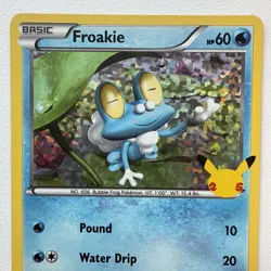 Froakie 22/25 - Non-Holo - Pokemon 25th Anniversary McDonalds Promo - Mint - Image 2