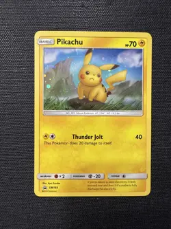 Pikachu SM183 - Sun & Moon Black Star Holo Promo - Pokemon TCG NM - Image 2
