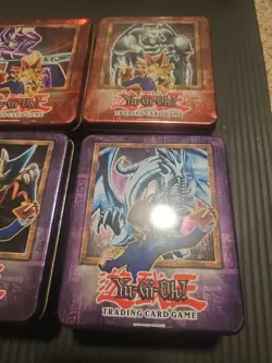 (4) Yu-Gi-Oh! Collector’s Tins - Red-Eyes, Blue-Eyes, Dark Magician, Black Skull - Image 2