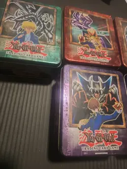(4) Yu-Gi-Oh! Collector’s Tins - Red-Eyes, Blue-Eyes, Dark Magician, Black Skull - Image 3