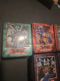 (4) Yu-Gi-Oh! Collector’s Tins - Red-Eyes, Blue-Eyes, Dark Magician, Black Skull - Image 4