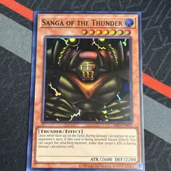 Sanga Of The Thunder Yugioh MRD-EN025 Super Rare 25th Anniversary Near Mint - Image 2