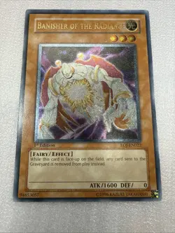 YuGiOh Banisher of the Radiance EOJ-EN022 1st Edition Ultimate Rare NM - Image 1