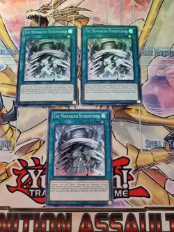 Yugioh - The Monarchs Stormforth DASA-EN044 NM 1st ed Super Rare x3 - Image 1