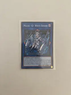 Yugioh Maliss Q White Binder CRBR-EN019 Super Rare 1st Ed NM - Image 1