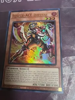Yugioh x1 Rescue-ACE Impulse MP24-EN277 Ultra Rare (Near Mint!) - Image 3