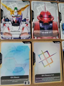 Gundam Card Game Resource Set Common Resources & EX Base Newtype Rising - Image 3