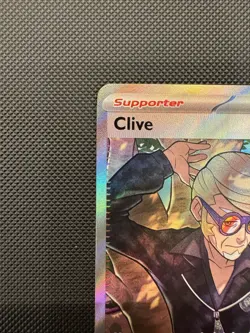 Pokemon Card Clive 227/091 Ultra Rare Trainer Paldean Fates Near Mint - Image 5