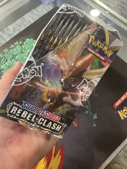Pokemon Rebel Clash Booster Box Sword and Shield Trading Card Game 820650816819 - Image 2