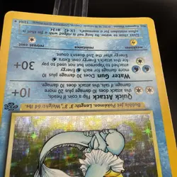 Pokemon TCG Vaporeon 12/64 Jungle Holo Rare Unlimited Card LP/MP Condition - Image 3