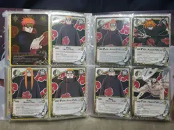 Naruto Card CCG Binder Lot W/ Goddess Story Akatsuki Pain Deva 1st Sasuke Uchiha - Image 2