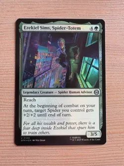 Ezekiel Sims, Spider-Totem - 100 - MTG: Marvel’s Spider-Man - Uncommon - FOIL - Image 1