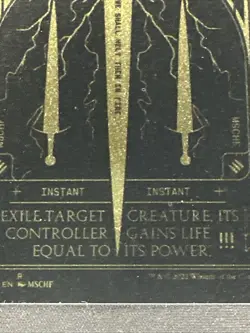 MTG Secret Lair MSCHF Swords To Plowshares SLD 364 Gold Foil Etched Nm-M - Image 5