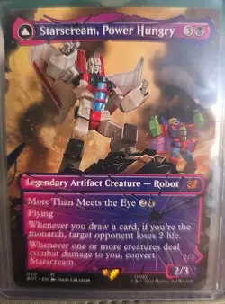 MTG Starscream, Power Hungry *SHATTERED GLASS* Transformers 020 NM - Image 1