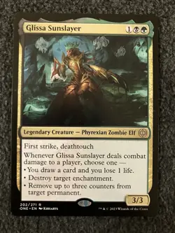 Magic The Gathering MTG - Glissa Sunslayer - ONE - Image 1