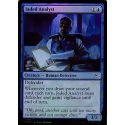 MTG - Jaded Analyst - Foil - Murders at Karlov Manor - Image 1