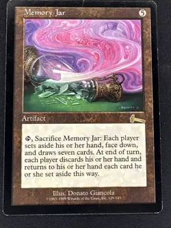Memory Jar MP MTG Magic the Gathering Urza's Legacy Reserved List - Image 1