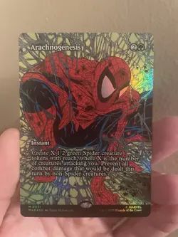 Arachnogenesis (Borderless) - Marvel Eternal-Legal (MAR) - FOIL - MTG - NM-mint - Image 1