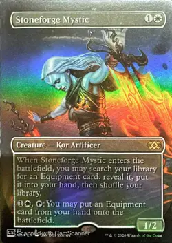 Stoneforge Mystic Borderless Foil Double Masters MTG NM - Image 1