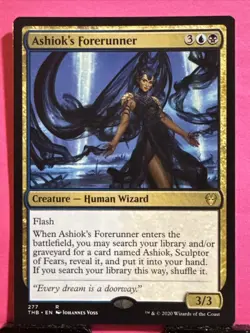 MTG Magic the Gathering Ashiok's Forerunner (277/372) Theros Beyond Death LP - Image 1