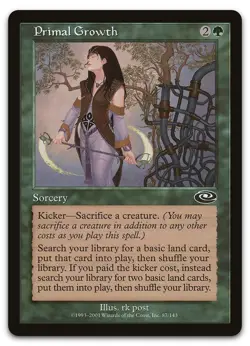 Primal Growth #87 (NM) Planeshift PLS Magic MTG - Image 1