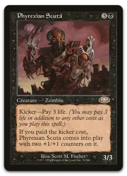 Phyrexian Scuta #51 (NM) Planeshift PLS Magic MTG - Image 1