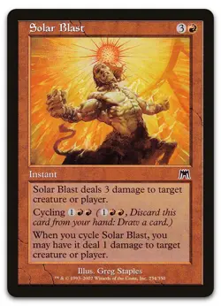 Solar Blast #234 (NM) Onslaught ONS Magic MTG - Image 1