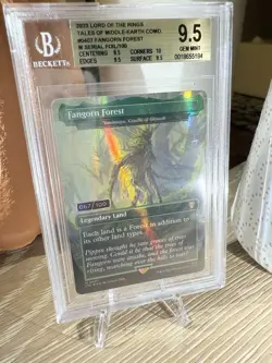 Mtg LOTR Serial 67/100 Fangorn Forest BGS 9.5 - Yavimaya, Cradle of Growth - Image 3