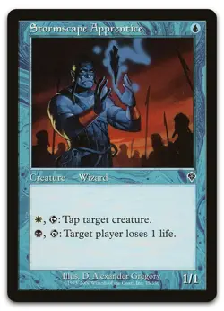 Stormscape Apprentice #75 (NM) Invasion INV Magic MTG - Image 1