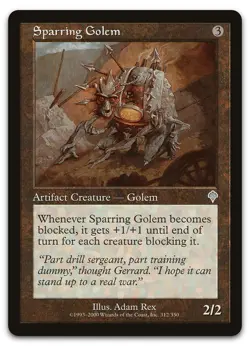 Sparring Golem #312 (NM) Invasion INV Magic MTG - Image 1