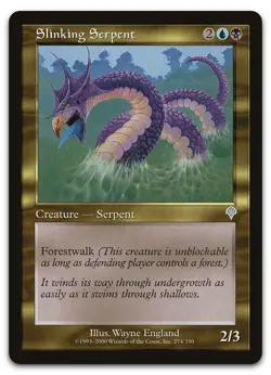 Slinking Serpent #274 (NM) Invasion INV Magic MTG - Image 1