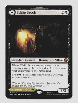 Eddie Brock [Marvel's Spider-Man] MTG Magic NM/M 💀 *In Hand/Ships Now* - Image 1
