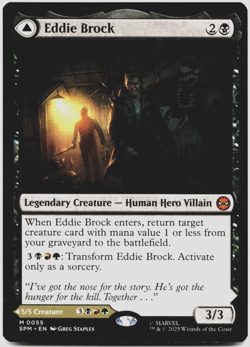 Eddie Brock [Marvel's Spider-Man] MTG Magic NM/M 💀 *In Hand/Ships Now* - Image 3