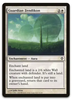 Guardian Zendikon #6 (NM) Worldwake WWK Magic MTG - Image 1
