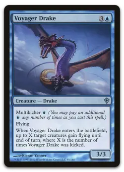 Voyager Drake #45 (NM) Worldwake WWK Magic MTG - Image 1