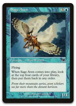 Sage Aven #111 (NM) Onslaught ONS Magic MTG - Image 1