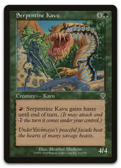 Serpentine Kavu #211 (NM) Invasion INV Magic MTG - Image 1