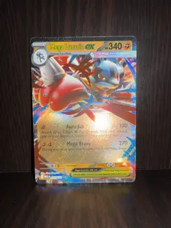 Mega Lucario EX 77/132 - Pokemon Mega Evolution TCG - Near Mint - Image 1