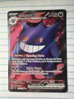 Pokemon TCG Gengar ex 193/162 Temporal Forces Ultra Rare NM - Image 1
